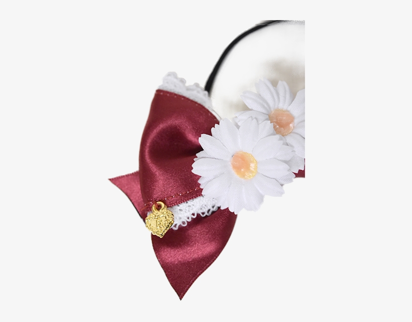 B42ha935 Cheerful Flower Ribbon Hair Band - Daisy, transparent png download