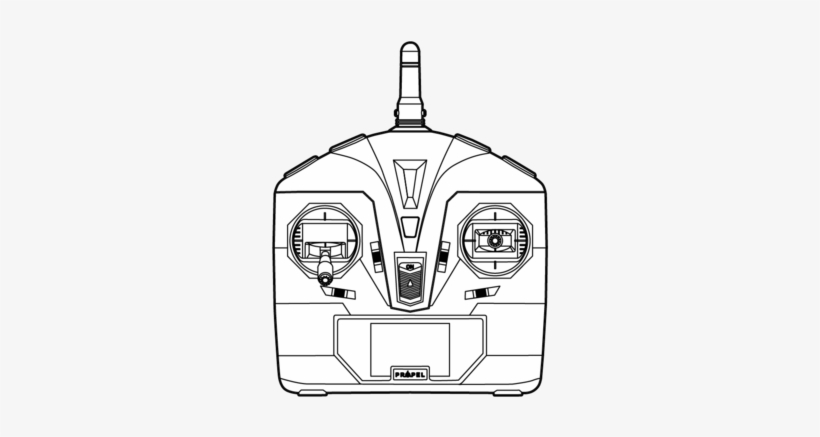 Hd Video Drone With Live Streaming Controller - Unmanned Aerial Vehicle, transparent png download