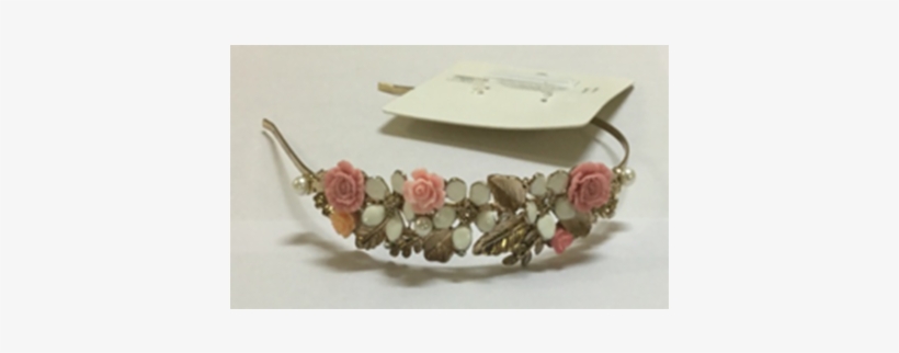 Floral Enamel Hairband - Bay Laurel, transparent png download