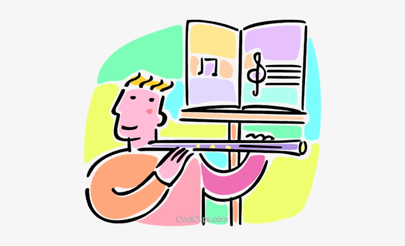 Flute Lessons Royalty Free Vector Clip Art Illustration - Law, transparent png download