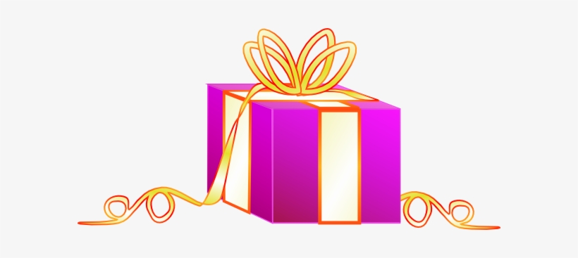Birthday Vector - Wrapped Gift Clip Art, transparent png download