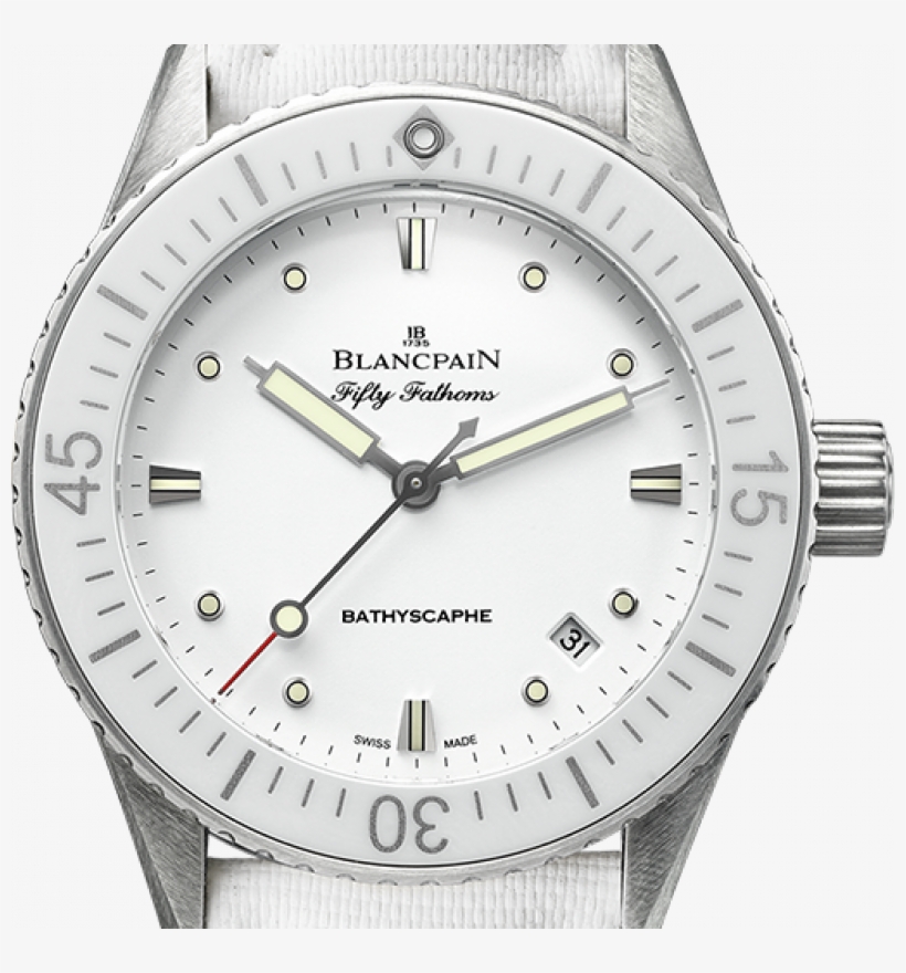 Blancpain Fifty Fathoms Bathyscaphe 5100 1127 W52 A - Blancpain Fifty Fathoms Bathyscaphe Women, transparent png download