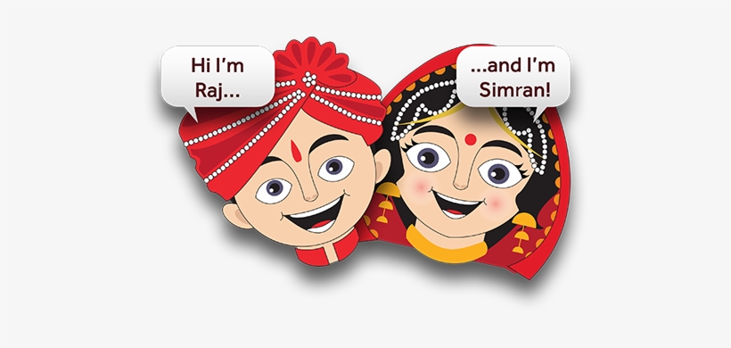 We Are An Exciting And Unique Service Providing Fun - Raj And Simran Cartoon, transparent png download