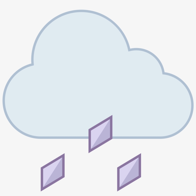 This Is A Picture Of A Cloud With Three Circular Puffs - Heart, transparent png download