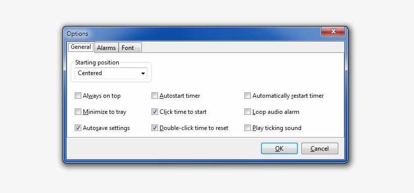 Snaptimer Options - Microsoft Windows, transparent png download