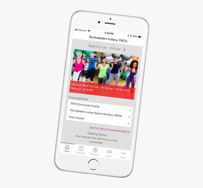 Siymca Mobile App - Southeastern Indiana Ymca, transparent png download