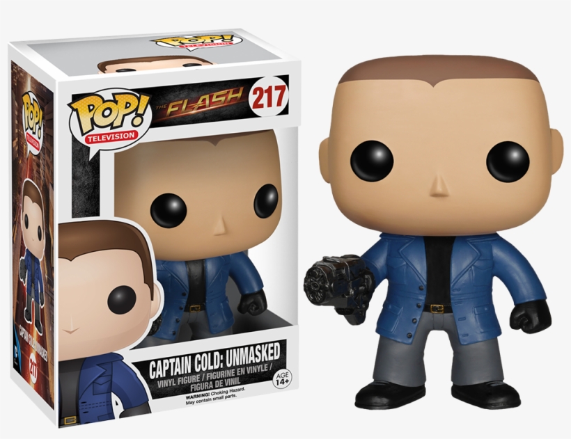 Flash Captain Cold Unmasked The Flash - Captain Cold Pop Figure, transparent png download