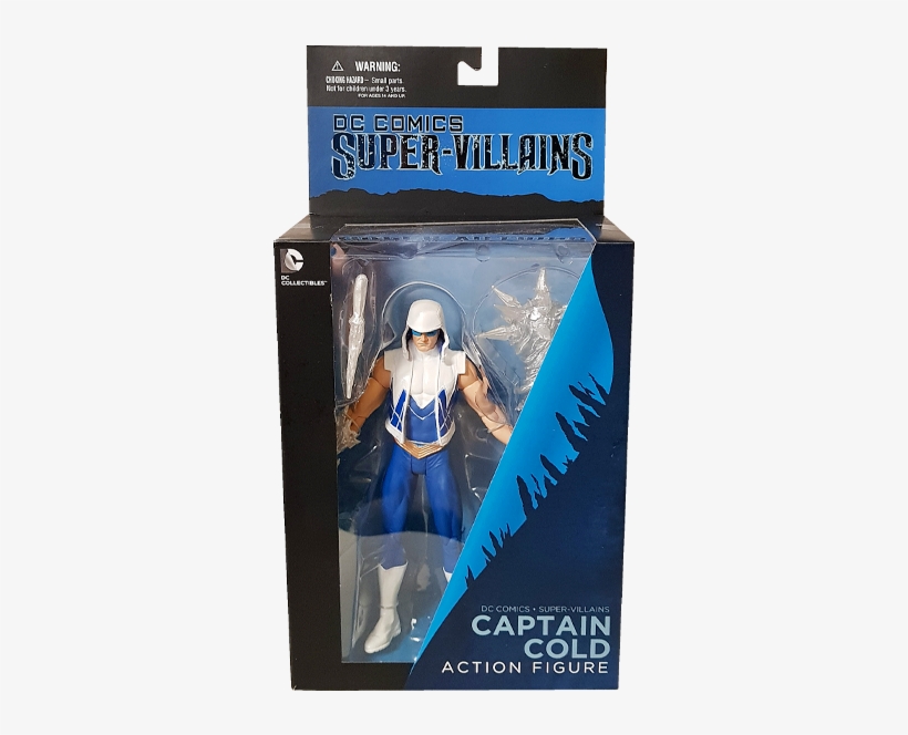 Captain Cold Action Figure - Dc Collectibles Comics Super-villains Black Manta Action, transparent png download