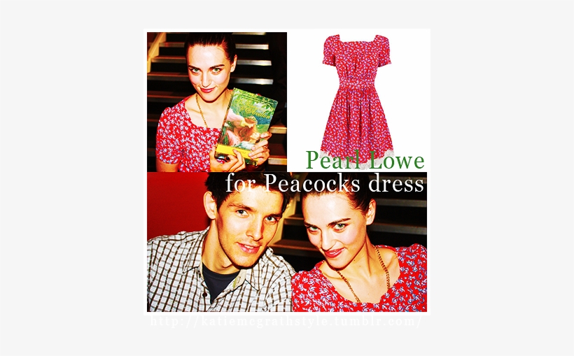 Pearl Lowe For Peacocks Dress - Colin Morgan And Katie Mcgrath, transparent png download