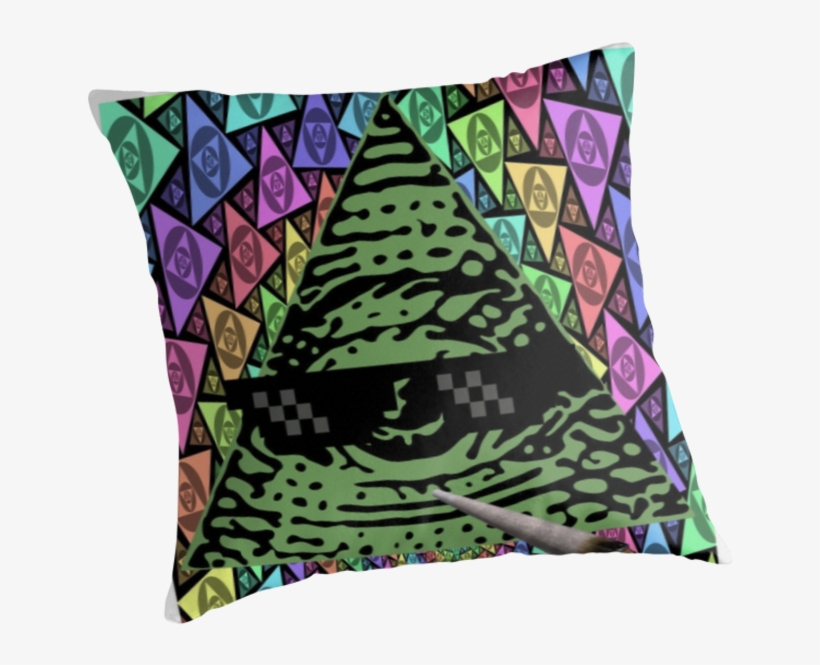 "mlg Illuminati" Throw Pillows By Tiethepie - Various Artists / Illuminati Confirmed 3, transparent png download