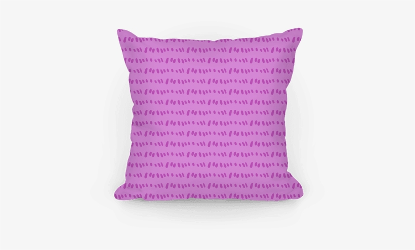Doodle Sewing Stitches Pattern Pillow - Pillow, transparent png download