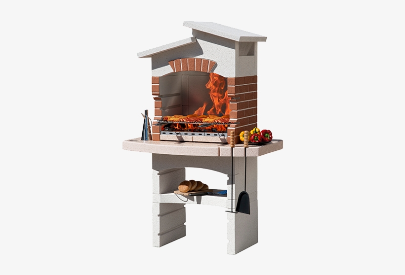 The Model Comprises The York Bbq And 2 Optional Side - Barbecue York Crystal, transparent png download