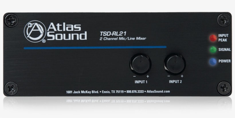 Atlas Sound Tsd-pa122g 12 Watt Stereo Audio Amplifier, transparent png download