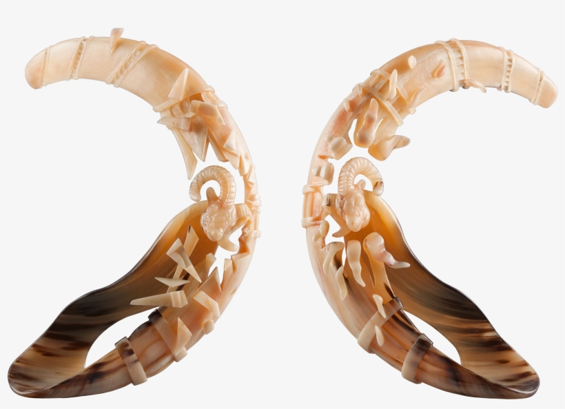 Big Horns Ram Shatter And Melt - Earrings, transparent png download