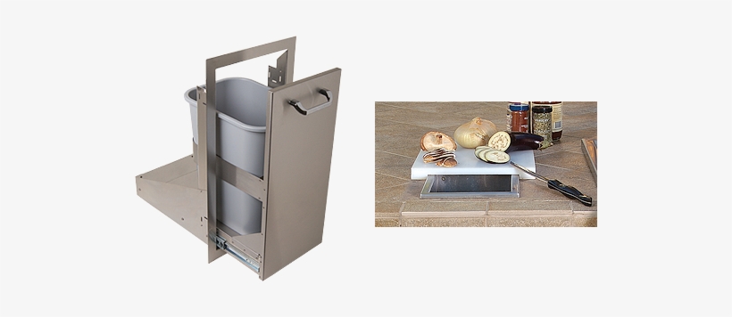 58k Artisan Art2 Classic Cart 07 Nov 2016 - Alfresco Artisan By Prep And Waste Chute, transparent png download