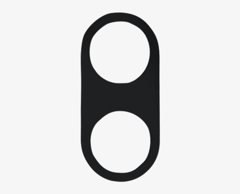 Keep It Clean Daytona Black 2 19mm Billet Button Plate - Camera, transparent png download