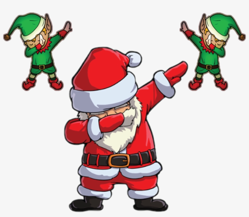 Lucy - Dabbing Santa, transparent png download