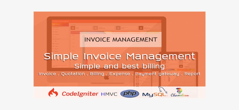 Chameleon Invoice Manager - Mysql, transparent png download