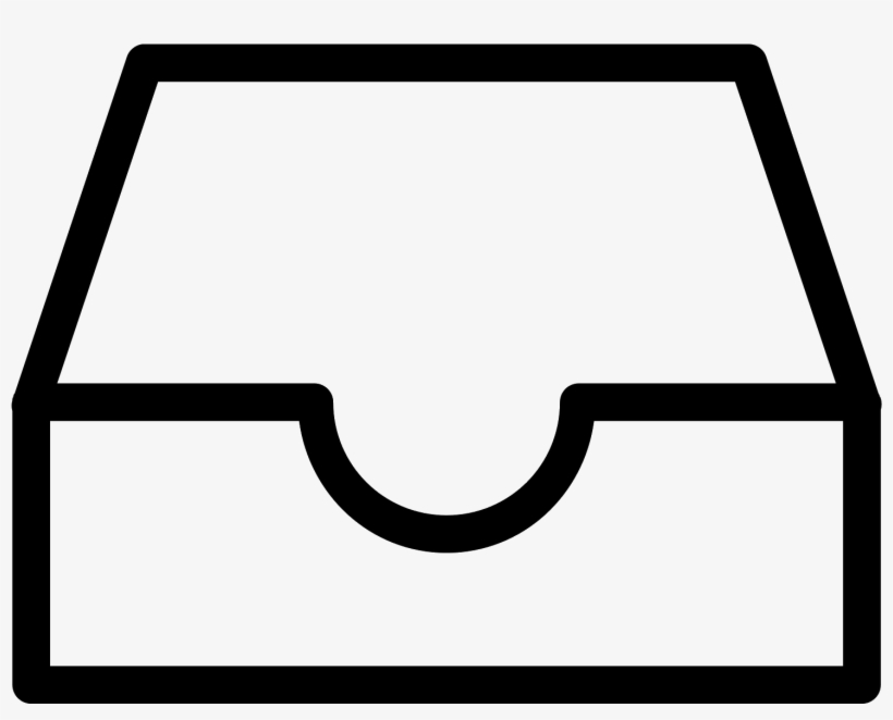 The Icon Is Of An Inbox, Like Where You Would Put Mail - Transparent Inbox, transparent png download