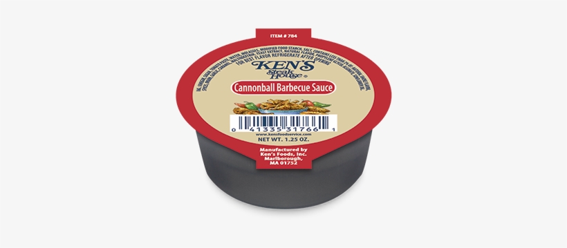 Cannonball Barbecue Sauce - Kens Steak House Sauce, Sweet & Sour - 2 Oz, transparent png download