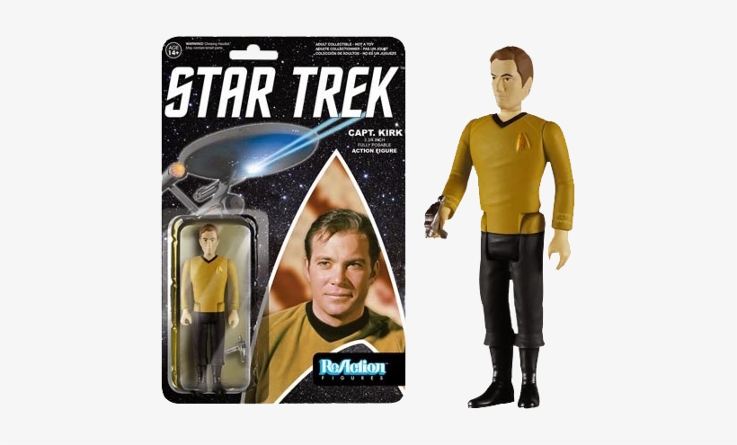 Captain Kirk Reaction Figure - Star Trek Gorn Reaction Figure, transparent png download