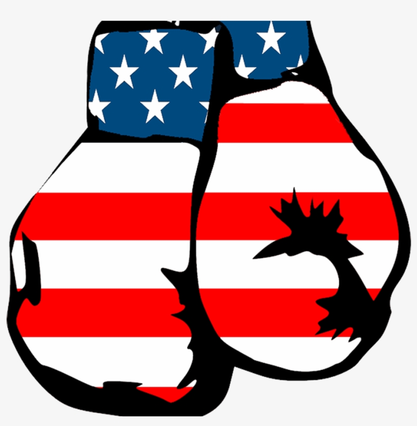 Boxing-919692 - American Boxing Gloves Women's White Graphic T-shirt, transparent png download