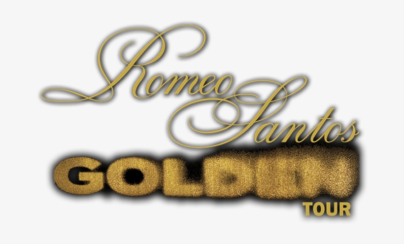 Entradas Romeo Santos En Chile - Logo Golden Tour Romeo Santos, transparent png download