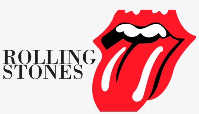 7 Band Logos That Defined An Era - Rolling Stones Band Logo, transparent png download
