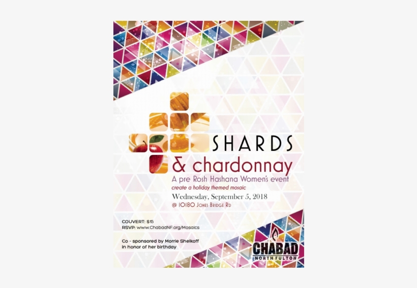 Shards & Chardonnay - Chabad House, transparent png download