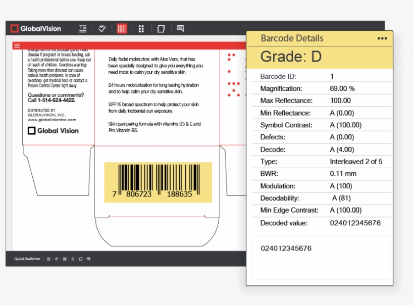 Barcode Inspection - Package Barcode Software, transparent png download