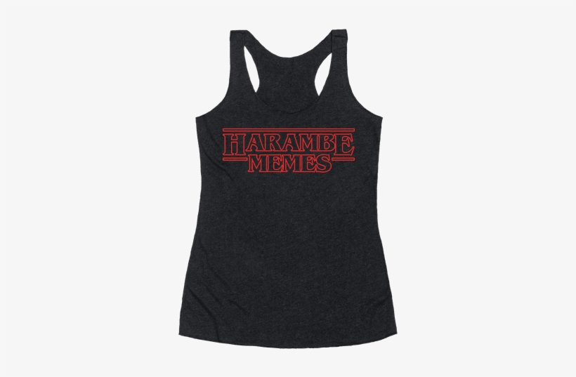Harambe Memes Racerback Tank Top - Universe Is Under No Obligation To Make Sense To You, transparent png download