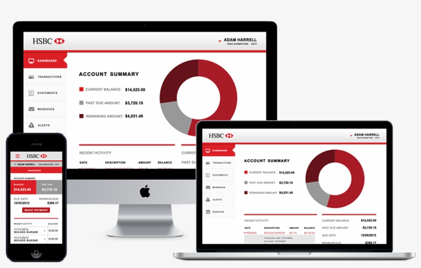 Hsbc-screens - Hsbc Web Ui, transparent png download