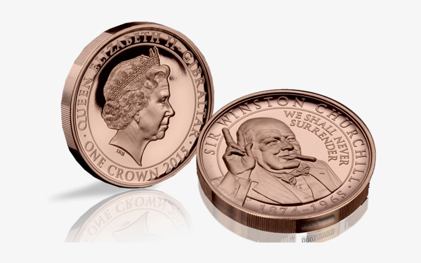 The Winston Churchill Life And Times Coin Collection - Rose Gold Churchill Coin, transparent png download