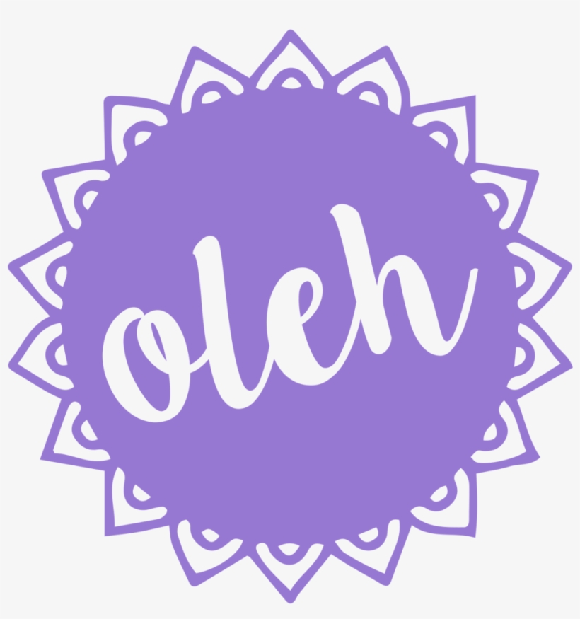 Oleh Clr - Circle Blue Floral Vector, transparent png download