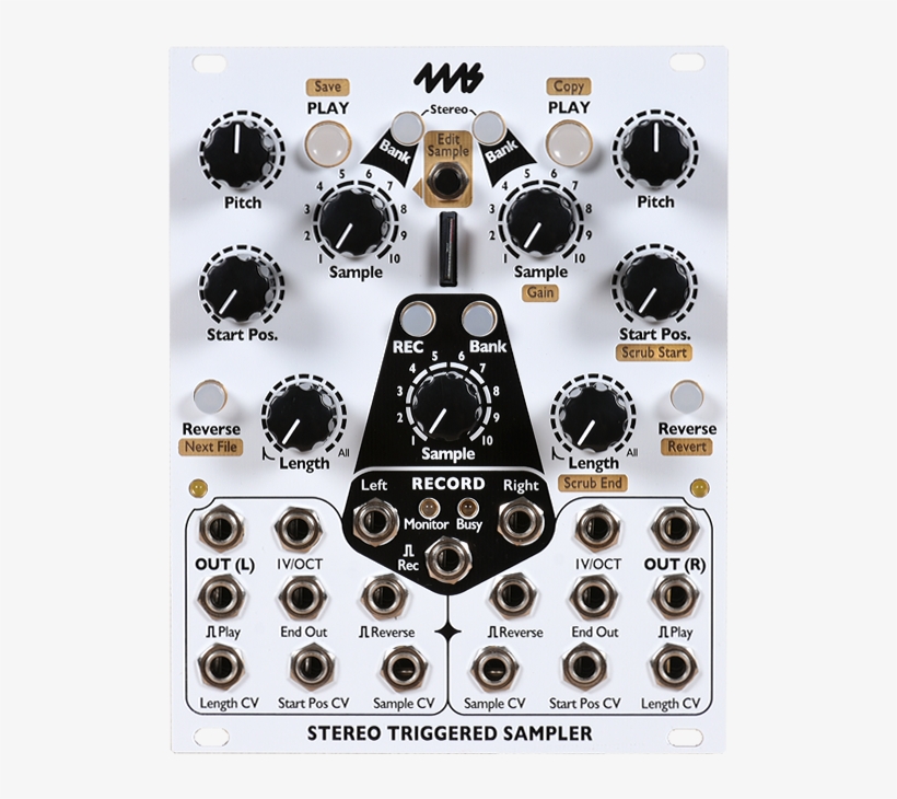 Stereo Triggered Sampler - 4ms Stereo Triggered Sampler Recorder & Playback, transparent png download