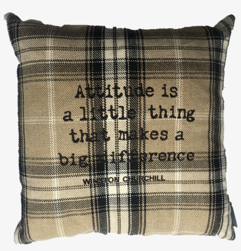 Winston Churchill 'attitude' Cushion Square - Cushion, transparent png download