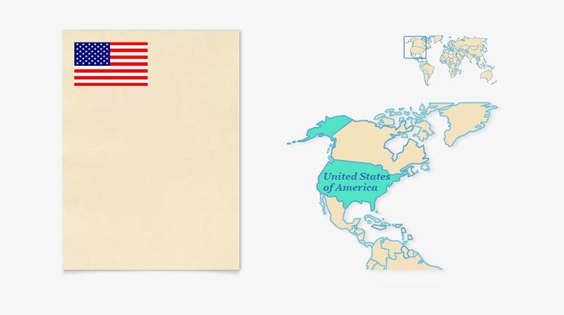 Estados Unidos - World Map, transparent png download