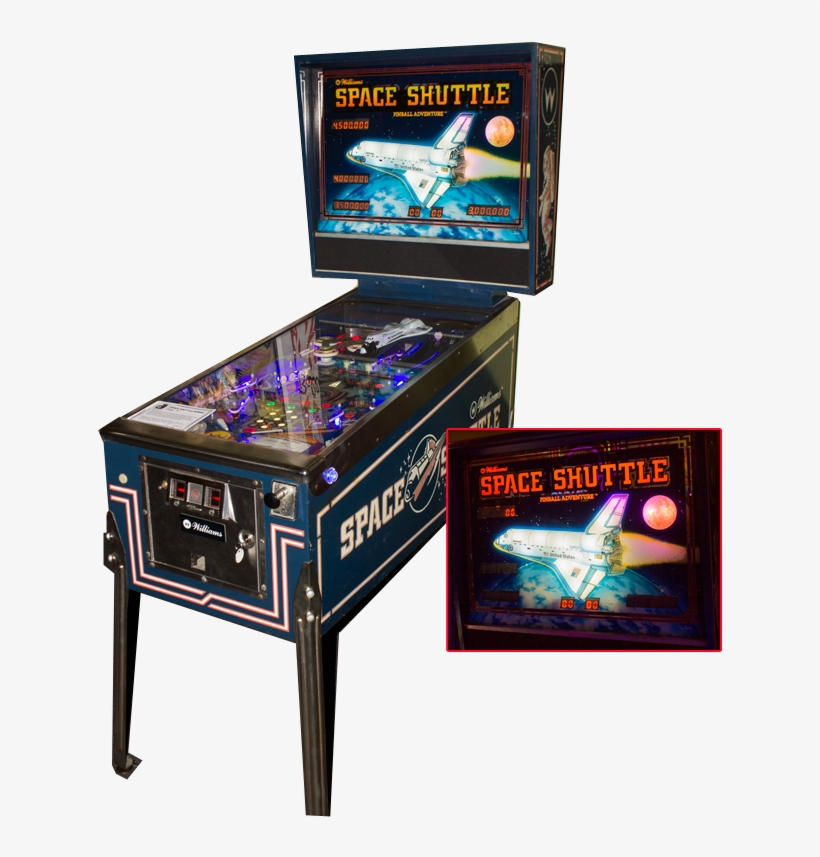 Arcade Games - Space Shuttle Pinball, transparent png download