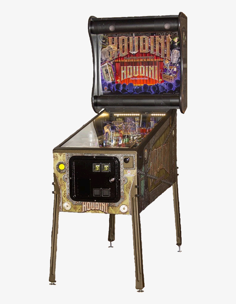 Houdini "master Of Mystery" - Pinball, transparent png download