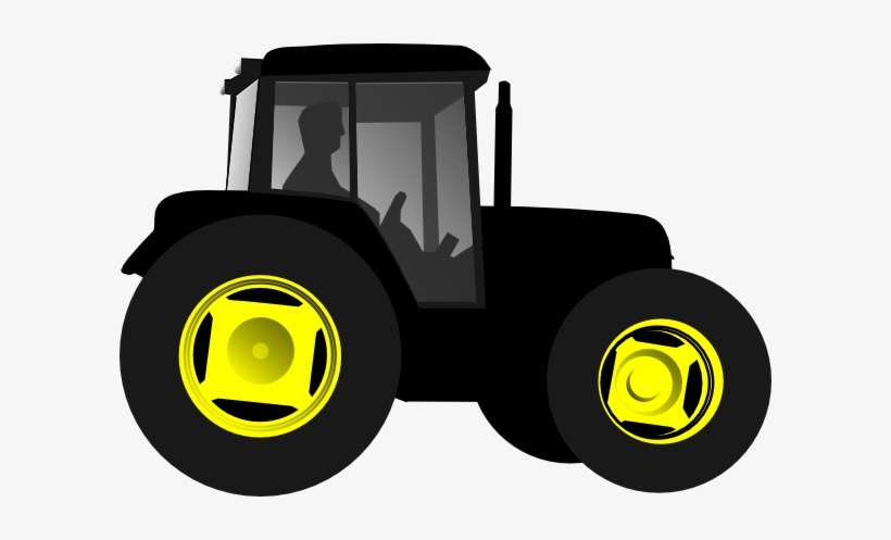 Black Tractor Svg Clip Arts 600 X 417 Px Transparent Png 600x417 Free Download On Nicepng