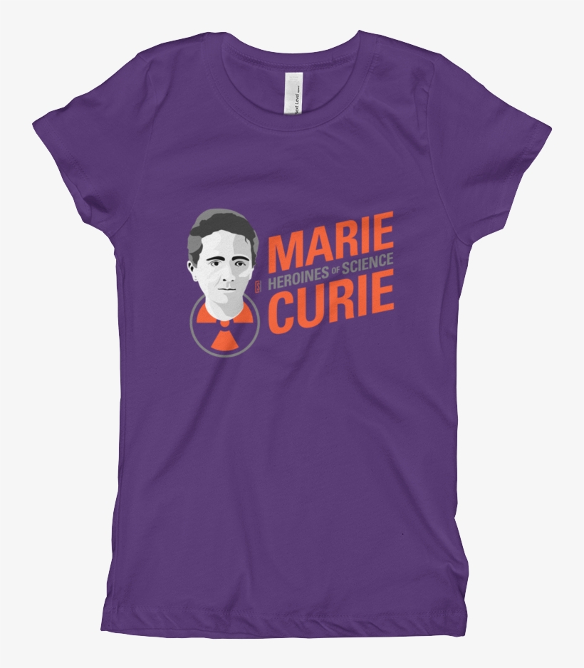 Heroine Of Science Girl's T-shirt - Stronggirlvibes Girls T-shirt With Quote, Shirt Ifts, transparent png download