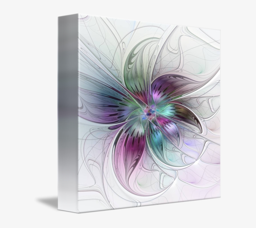 "colorful Abstract Flower" By Gabiw Art, // Modern - Passion Flower, transparent png download