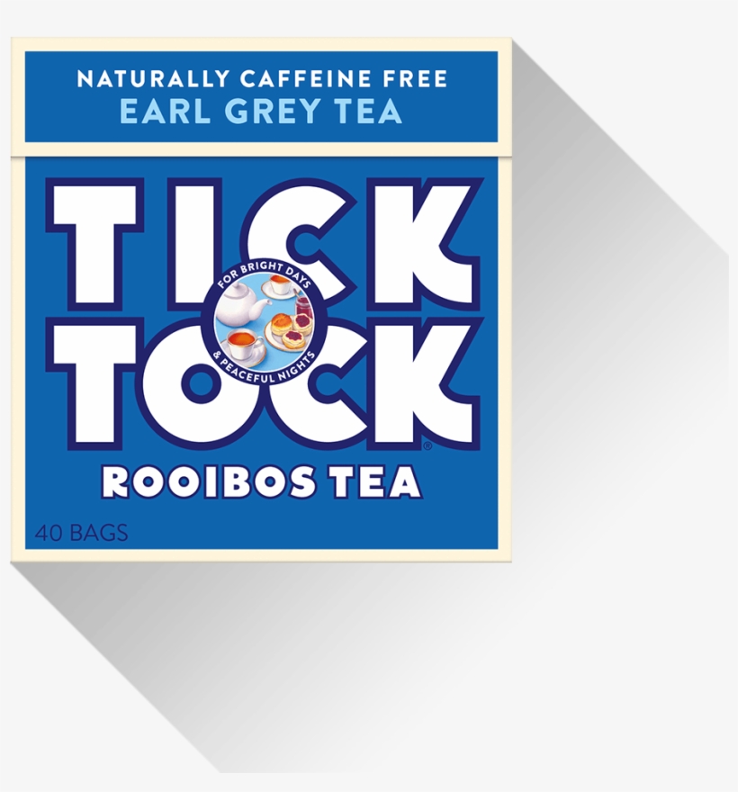 Caffeine Free Earl Grey - Tick Tock Rooibos Tea, transparent png download