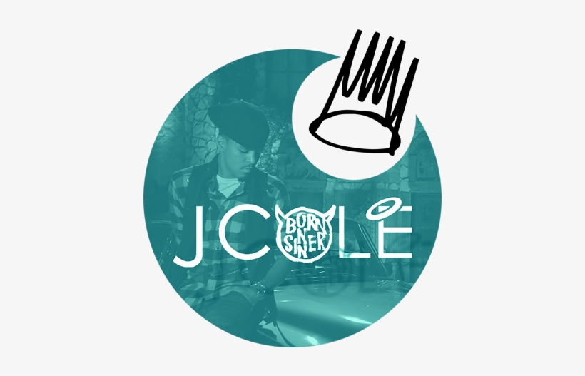 J Cole Circle Crown - Born Sinner, transparent png download