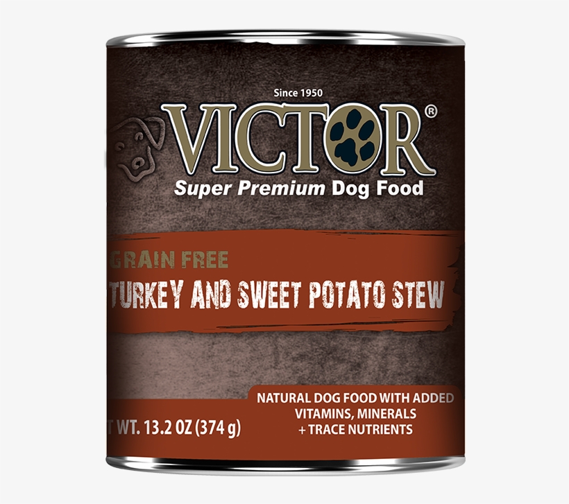 Grain Free Turkey And Sweet Potato Stew Canned Dog - Victor Gf Turkey And Sweet Potato Stew Canned Dog Food, transparent png download