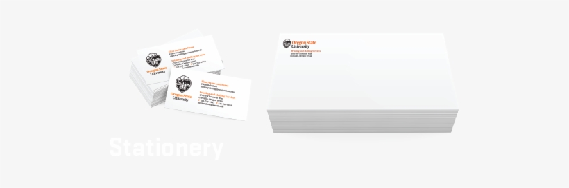 Osu Stationary - Oregon State University Business Cards, transparent png download