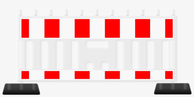 This Free Icons Png Design Of German Roadworks-barrier, transparent png download