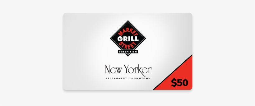 Gift Card $50 - Market Street Grill, transparent png download