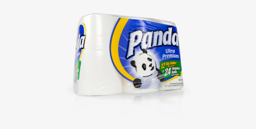 Buy Bulk Toilet Paper Online - Panda Toilet Paper, 12 Big Rolls, transparent png download