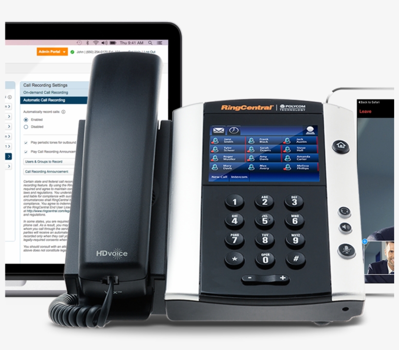 Ringcentral-enterprise - Voice Over Ip, transparent png download